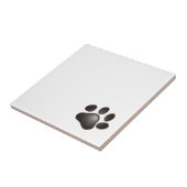 Zwarte poot tegeltje (Zijkant)