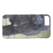 Zwarte Portugese waterhond Case-Mate iPhone Case (Achterkant (Horizontaal))
