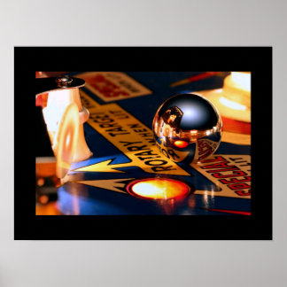 Zwarte poster grens Rocketship
