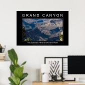 Zwarte Poster van de Grand Canyon, 2989 (Thuiskantoor)