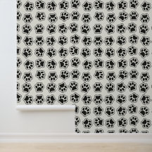 Zwarte poten, hondenpoten, kattenpoten, omtrek