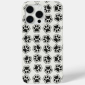 Zwarte poten, hondenpoten, kattenpoten, omtrek Case-Mate iPhone case (Achterkant)