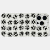 Zwarte poten, hondenpoten, kattenpoten, omtrek Case-Mate iPhone case (Achterkant (horizontaal))