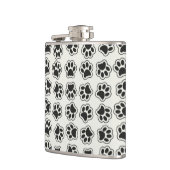 Zwarte poten, hondenpoten, kattenpoten, omtrek heupfles (Links)