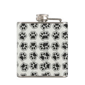 Zwarte poten, hondenpoten, kattenpoten, omtrek heupfles (Achterkant)