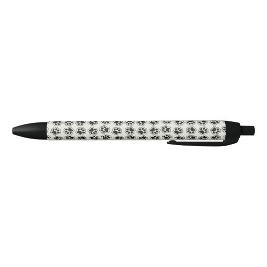 Zwarte poten, hondenpoten, kattenpoten, omtrek inkt pen (Bodem)