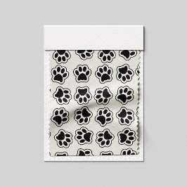 Zwarte poten, hondenpoten, kattenpoten, omtrek stof