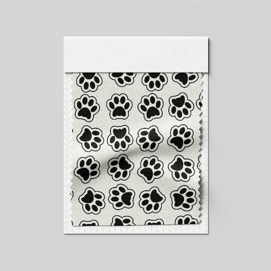 Zwarte poten, hondenpoten, kattenpoten, omtrek stof