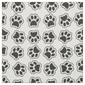 Zwarte poten, hondenpoten, kattenpoten, omtrek stof (Swatch)