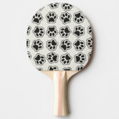 Zwarte poten, hondenpoten, kattenpoten, omtrek tafeltennisbatje (Voorkant)