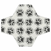 Zwarte poten, hondenpoten, kattenpoten, omtrek voetbal (Enkel)