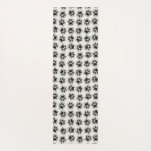 Zwarte poten, hondenpoten, kattenpoten, omtrek yogamat (Achterkant)