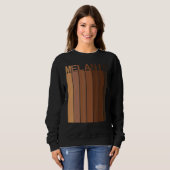Zwarte Pride Melanin Queens Kings St Patrick's Day Trui (Voorkant volledig)