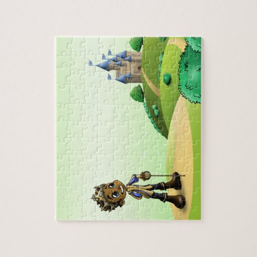 Zwarte Prins Legpuzzel (Verticaal)