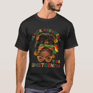Zwarte Prinsen Juneteenth 1865 Geschiedenis Maand  T-shirt