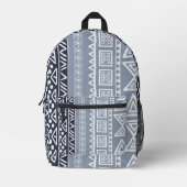 Zwarte Print Cut Naaizak Bedrukte Rugzak (Voorkant)