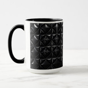 Zwarte Prism Textuur Mok
