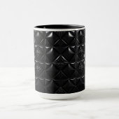 Zwarte Prism Textuur  Mok (Midden)