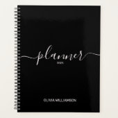 Zwarte Professional-bedrijfsplanner Planner (Voorkant)