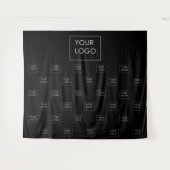 Zwarte Professional-Logo voor professionele gebrui Wandkleed (Voorkant (horizontaal))