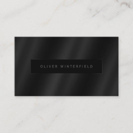 Zwarte professionele elegante moderne gradiënt visitekaartje