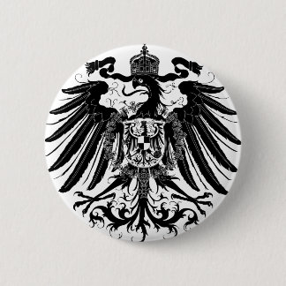 Zwarte Pruisische adelaar Ronde Button 5,7 Cm