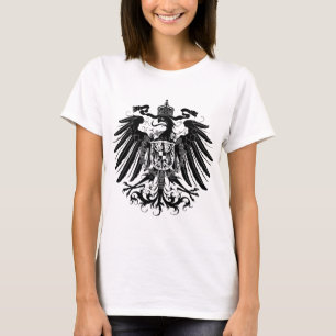 Zwarte Pruisische adelaar T-shirt