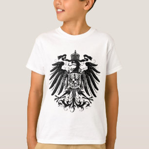 Zwarte Pruisische adelaar T-shirt