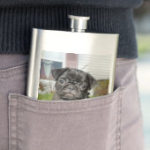 Zwarte pug flacon (Voorbeeld)