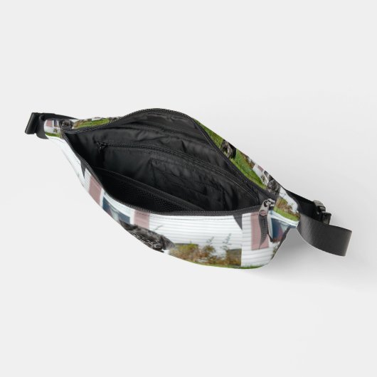 Zwarte pug heuptasje (Open)