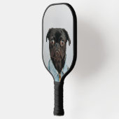 Zwarte pug pickleball paddle (Links)