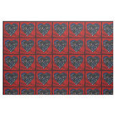 Zwarte Pug Stof (Fat Quarter)