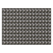 zwarte puggen tafelkleed (Voorkant (Horizontaal))