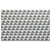 Zwarte pugs 2 stof (Yard (91,4 cm))
