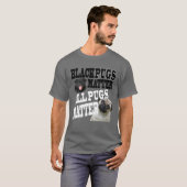 Zwarte pugs Matter Alle pugs Matter T-shirt (Voorkant volledig)