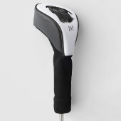 Zwarte Pukkel Golfheadcover (Schuin)