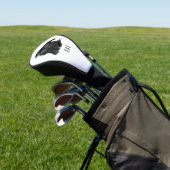 Zwarte Pukkel Golfheadcover (Insitu)