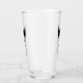 Zwarte Puppy Play bierglas Glas (Rechts)