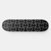 zwarte puzzel skateboard (Horizontaal)