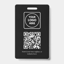 Zwarte QR-code | Modern ontwerp voor zakelijk logo