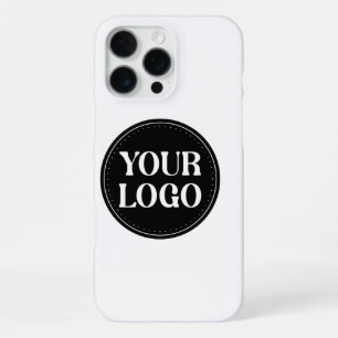 Zwarte QR-code-ontwerp in stijlvolle stijl   Elega iPhone 16 Pro Max Hoesje