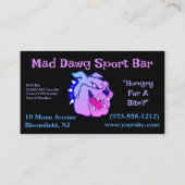 Zwarte QR-code Visitekaartje (Voorkant)