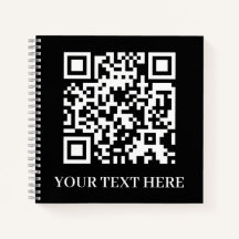 Zwarte QR | Minimalistisch Scan Me-ontwerp