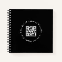 Zwarte QR | Moderne Minimalistische Zakelijke Stij