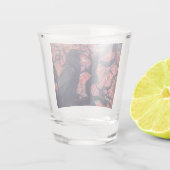 Zwarte Raaf en grillige Japanse Esdoorn Shot Glas (Achterkant)