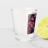 Zwarte Raaf en grillige Japanse Esdoorn Shot Glas (Links)