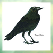 Zwarte Raaf  Raamsticker (Vel 3)