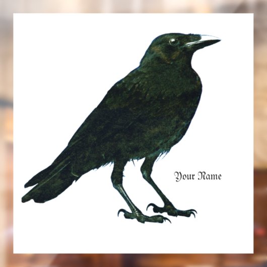 Zwarte Raaf  Raamsticker (Vel 2)