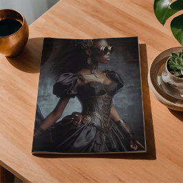 Zwarte Raaf Steampunk Antieke Victoriase Dame Tissuepapier