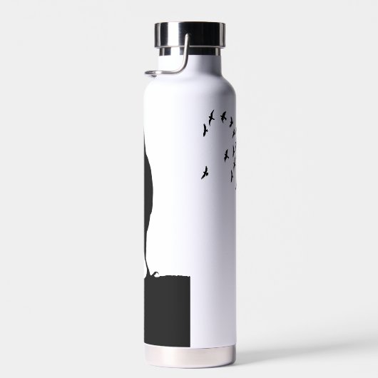 Zwarte raaf Waterfles (Rechts)